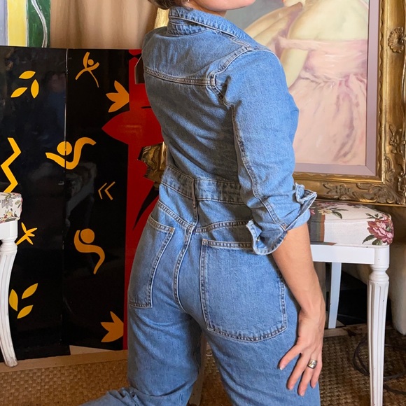 SOLD Jean jumpsuit - Picture 5 of 5